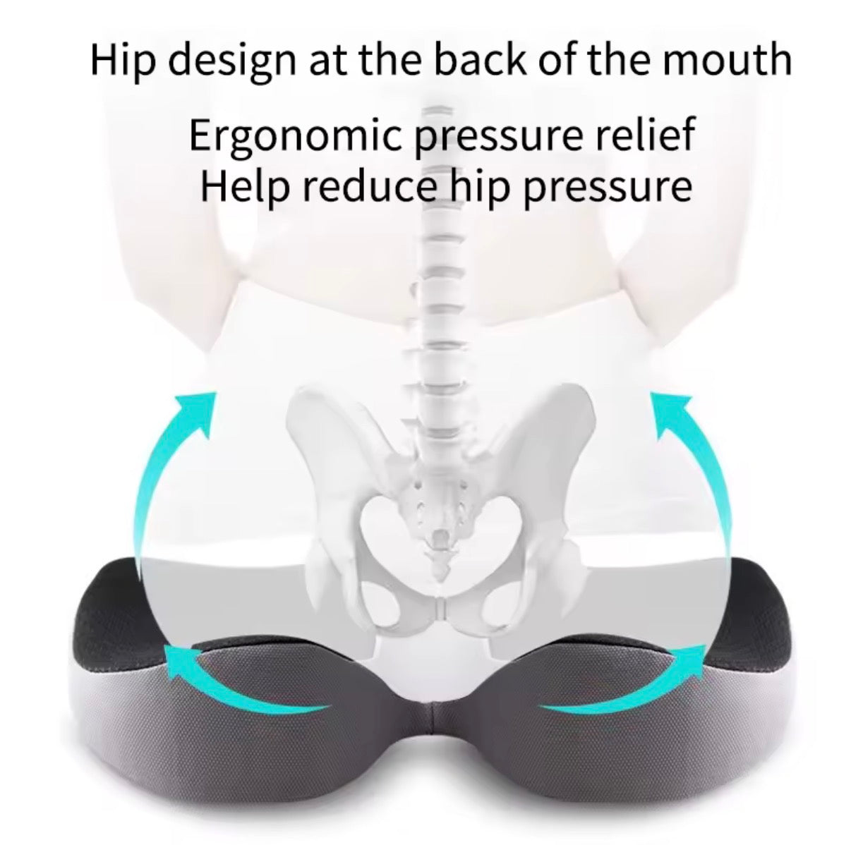 Coussin d'Assise Ergonomique à Mémoire de Forme